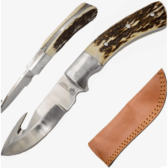 Wild Turkey Handmade Gut Hook Hunting Knife