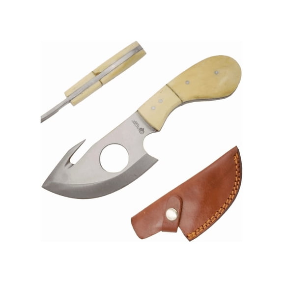 Wild Turkey Handmade Gut Hook Hunting Knife