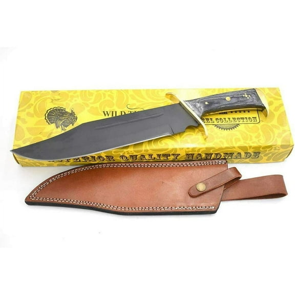 Wild Turkey Handmade Western Outlaw Bowie Knife (CW)