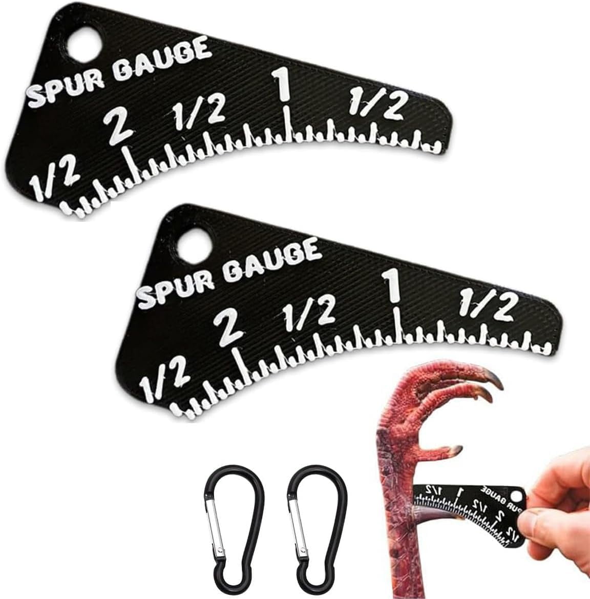 Wild Turkey Spur Gauge, Turkey Spur Gauges Tool, Unique Measuring Tool