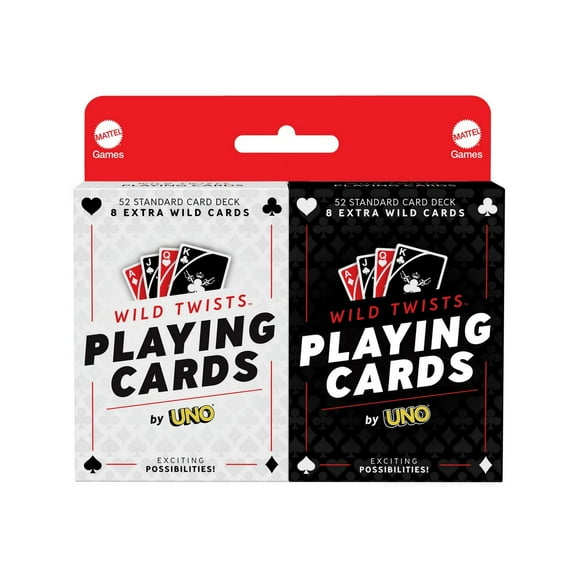 Wild Twists Playing Cards By UNO