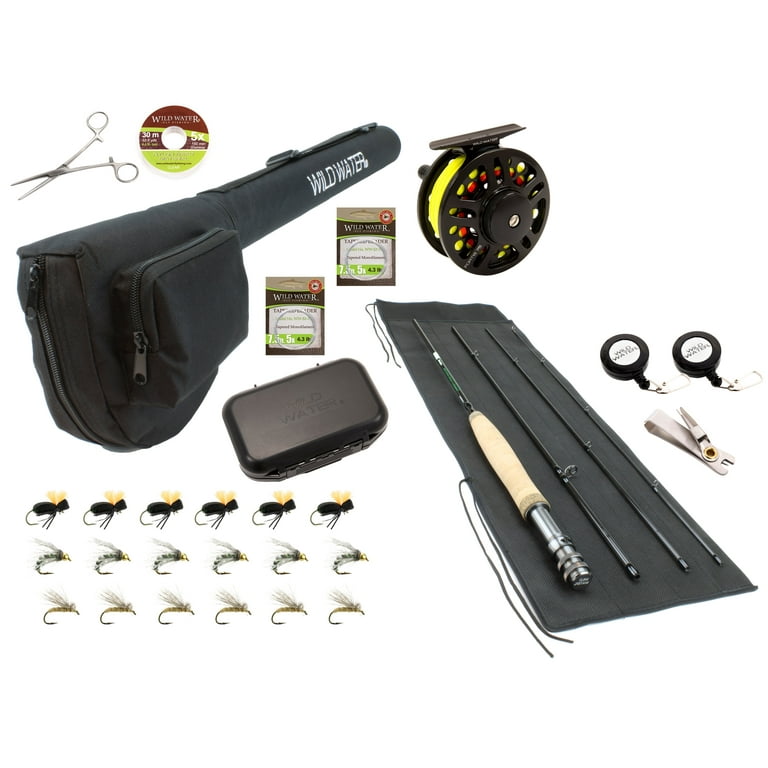 Wild Water Fly Fishing, 7 Foot, 3 and 4 Weight Rod and CNC Reel