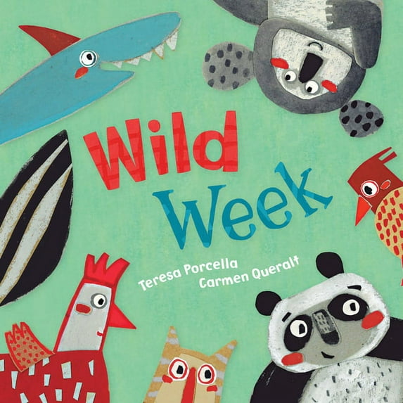Wild Week, (Board Book)