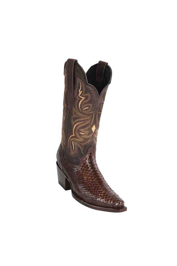 Brown Python 12 Snip Toe Womens Boot (6.5)