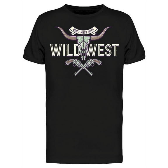 Wild West Cow T-Shirt Men -Image by Shutterstock, Male Medium
