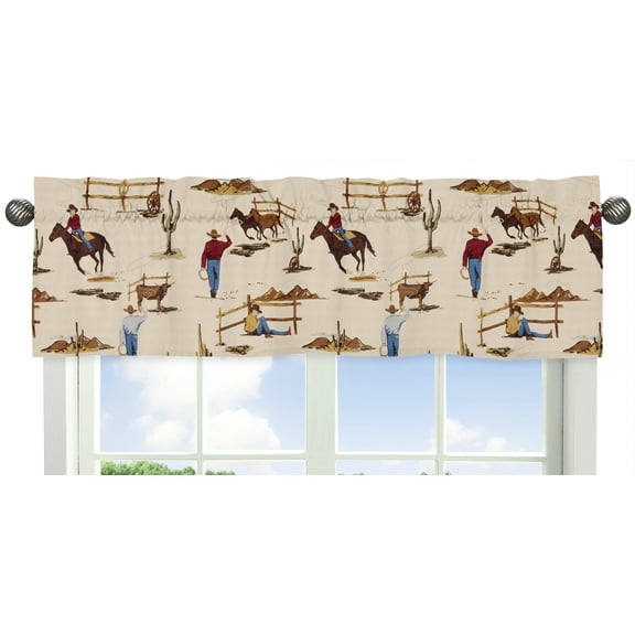 Wild West Cowboy 54" Window Valance by Sweet Jojo Designs
