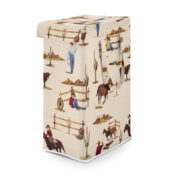 Wild West Cowboy Foldable Laundry Hamper with Handles Boy by Sweet Jojo Designs