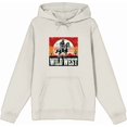 thumbnail image 1 of Wild West Cowboy Sunset Ride Adult Sand Long Sleeve Hoodie-XL, 1 of 3