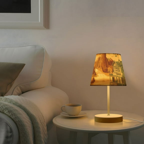 Wild West Desk Lamp 3 Color Modes LED Table Lamp Nightstand Reading Light for Bedroom Living Room