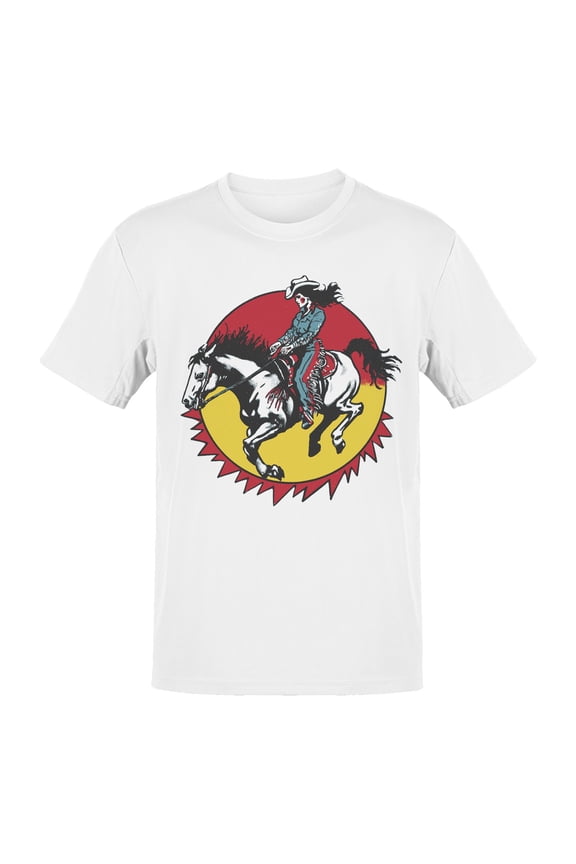 Wild West Rodeo Cowboy Men's T-shirt