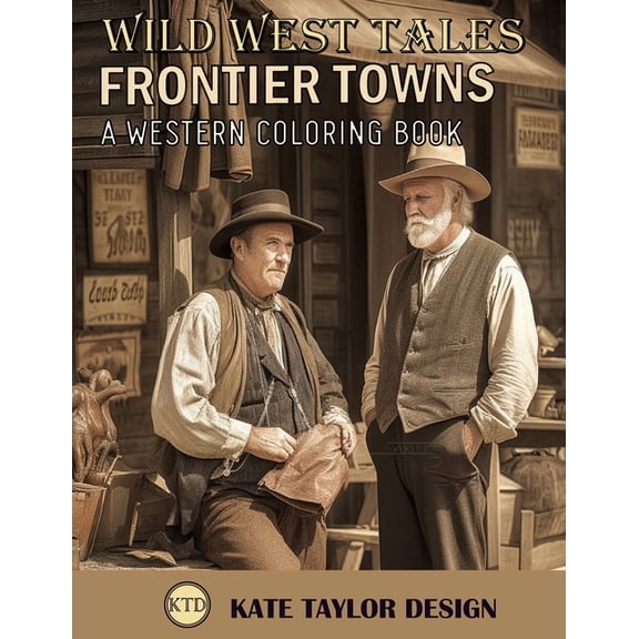 Wild West Tales: Frontier Towns: A Western Coloring Book: The Adventure of Western Life Awaits Your Artistry (Paperback)