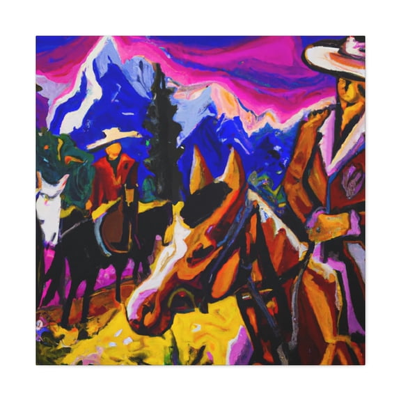 Wild Western Sunset - Canvas