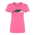 thumbnail image 1 of Wild Whale With Ethnic Patterns Shaped T-Shirt Women -Image by Shutterstock, Female Large, 1 of 2