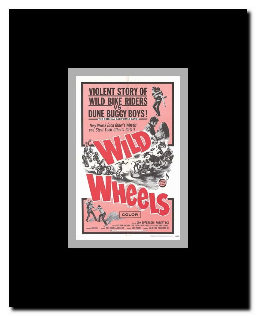 Wild Wheels Framed Movie Poster