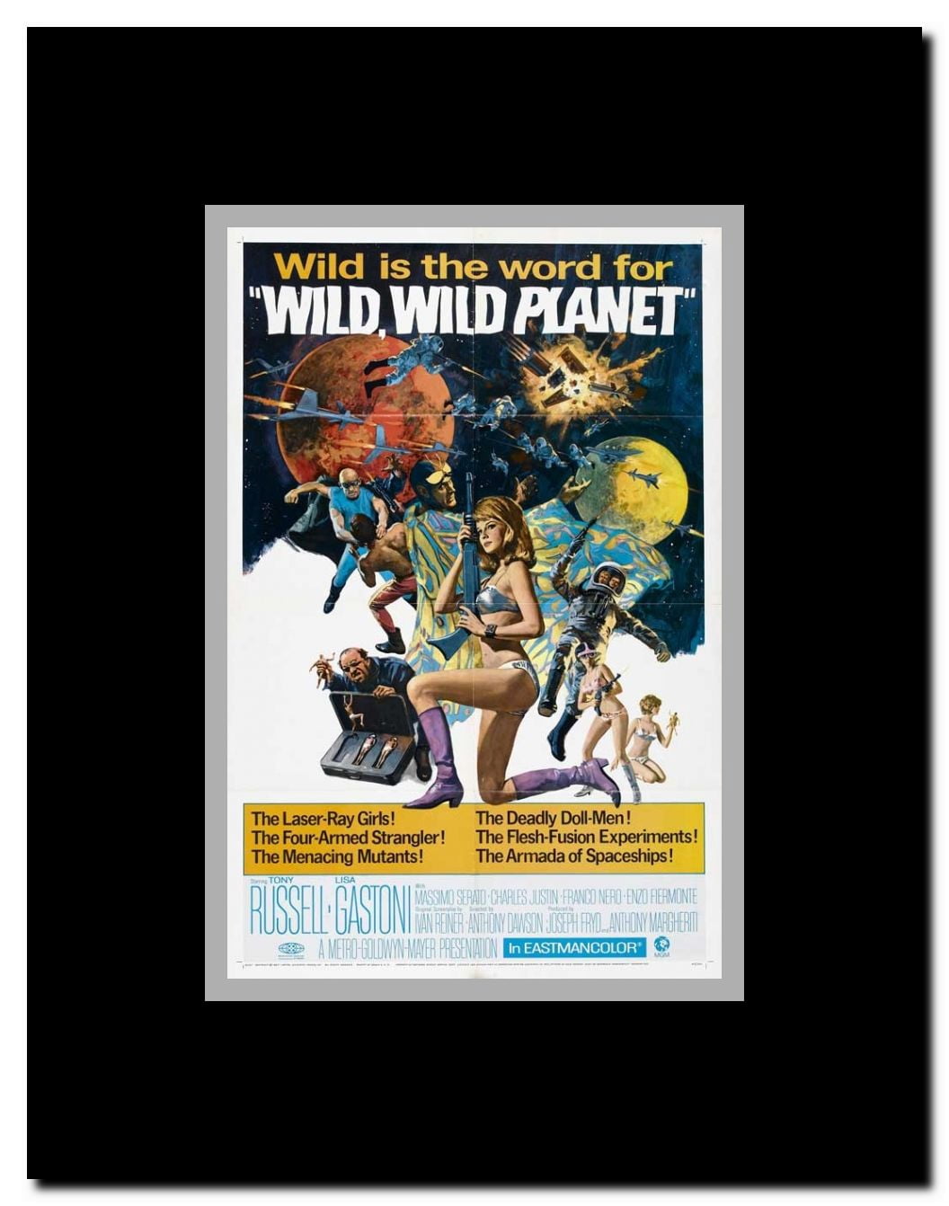 Wild Wild Planet Framed Movie Poster