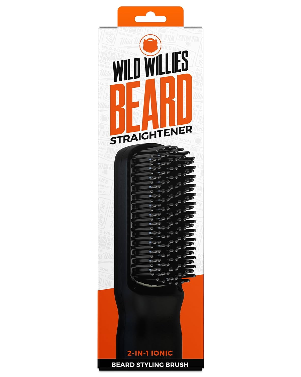 Classy brush hair and beard straightening brush sale