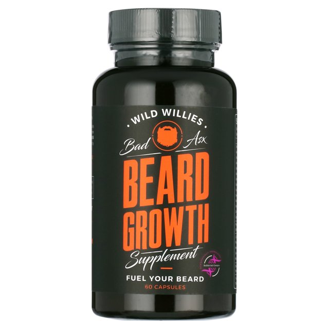 Wild Willies Beard Growth Supplement, 60 Capsules