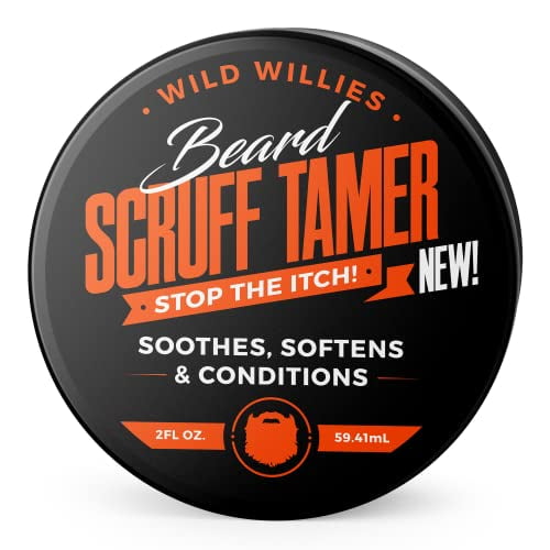 Wild Willies Beard Scruff Tamer, Beard Styling Cream, 2 fl oz