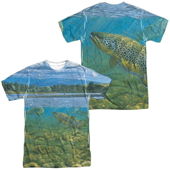 Wild Wings Bighorn River Unisex Adult Sublimated Costume T Shirt (Front/Back), X-Large Multicolor