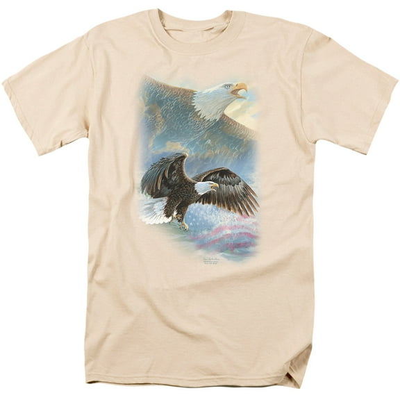 Wild Wings Eagle Pride S/S Adult 18/1 T-Shirt Cream