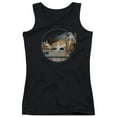 thumbnail image 1 of Wild Wings Everyone Loves Kitty-Junior Women's Tank Top Black, 1 of 1