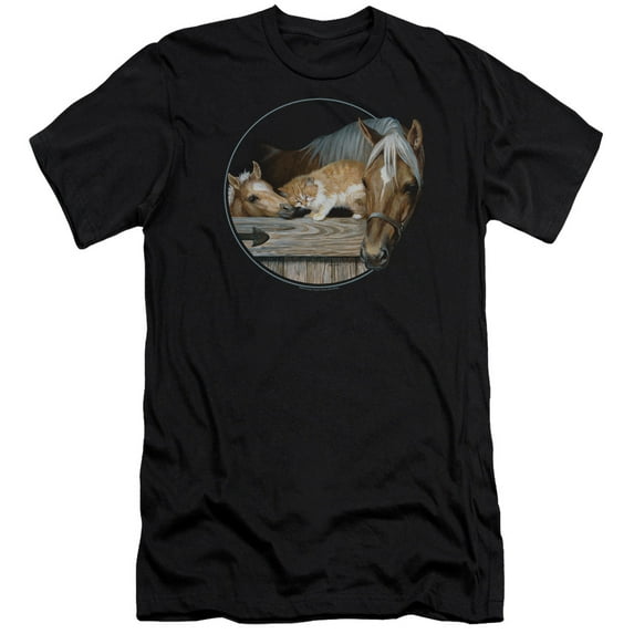 Wild Wings Everyone Loves Kitty Premium S/S Adult 30/1 T-Shirt Black