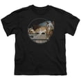 thumbnail image 1 of Wild Wings Everyone Loves Kitty S/S Youth 18/1 T-Shirt Black, 1 of 1