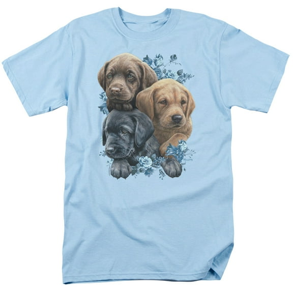 Wild Wings - Puppy Pile - Short Sleeve Shirt - XX-Large