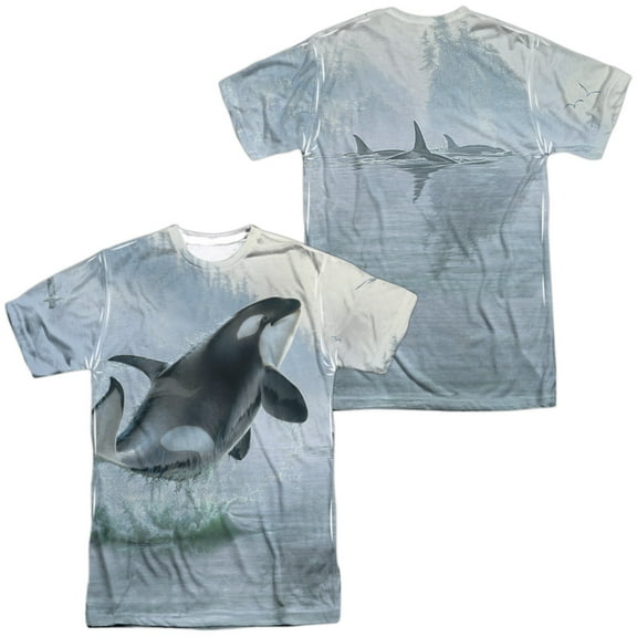 Wild Wings Teeming Waters Unisex Adult Sublimated Costume T Shirt (Front/Back), X-Large Multicolor