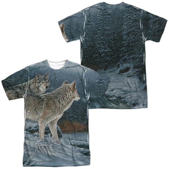 Wild Wings Twilight Hunters Unisex Adult Sublimated Costume T Shirt (Front/Back), Medium Multicolor