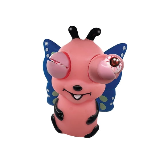 Wild Winkers - Butterfly from Deluxebase. Animal Figure Squeeze Toy with Popping Eyes. Squishy Stress Fidget Toy for Adults and Kids.