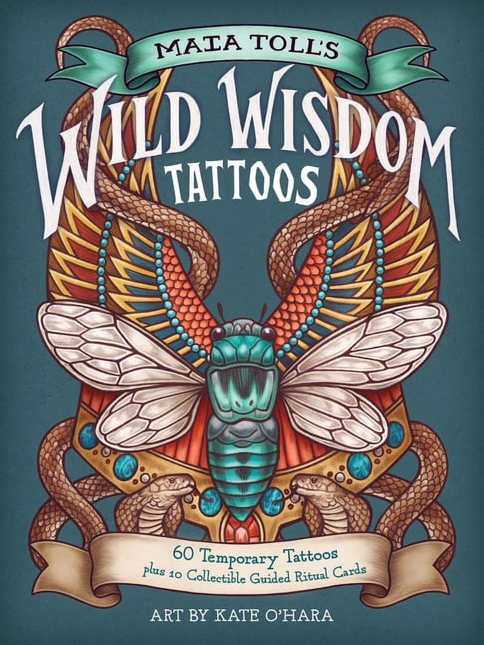 Wild Wisdom Maia Toll's Wild Wisdom Tattoos: 60 Temporary Tattoos Plus 10 Collectible Guided-Ritual Cards, (Paperback)