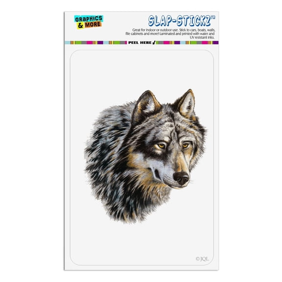 Wild Wolf Head Home Business Office Sign