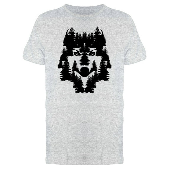 Wild Wolf T-Shirt Men -Image by Shutterstock, Male Large