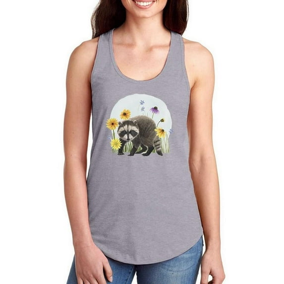 Wild Woodland Iv. Racerback Tank Women -Grace Popp Designs, Female XX-Large