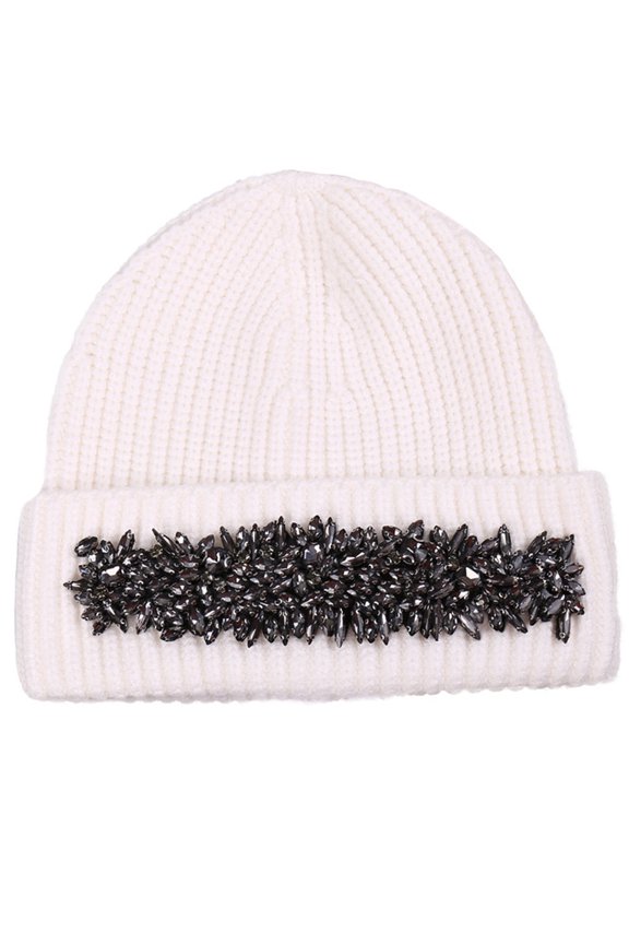 Wild Wool Hat for Rhinestone Knitted Hat Ear for Warm Autumn Winter for Boy Girl Halloween New Yea