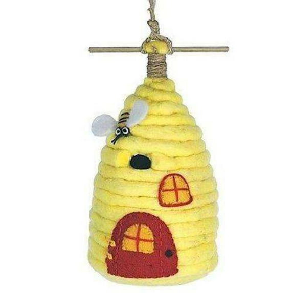 Felt Birdhouse Honey House Wild Woolies