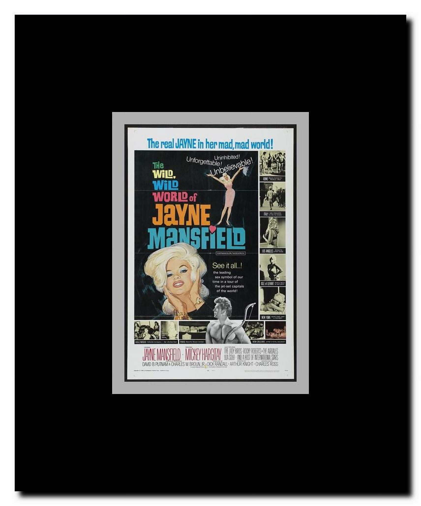 Wild World of Jane Mansfield Wild Framed Movie Poster