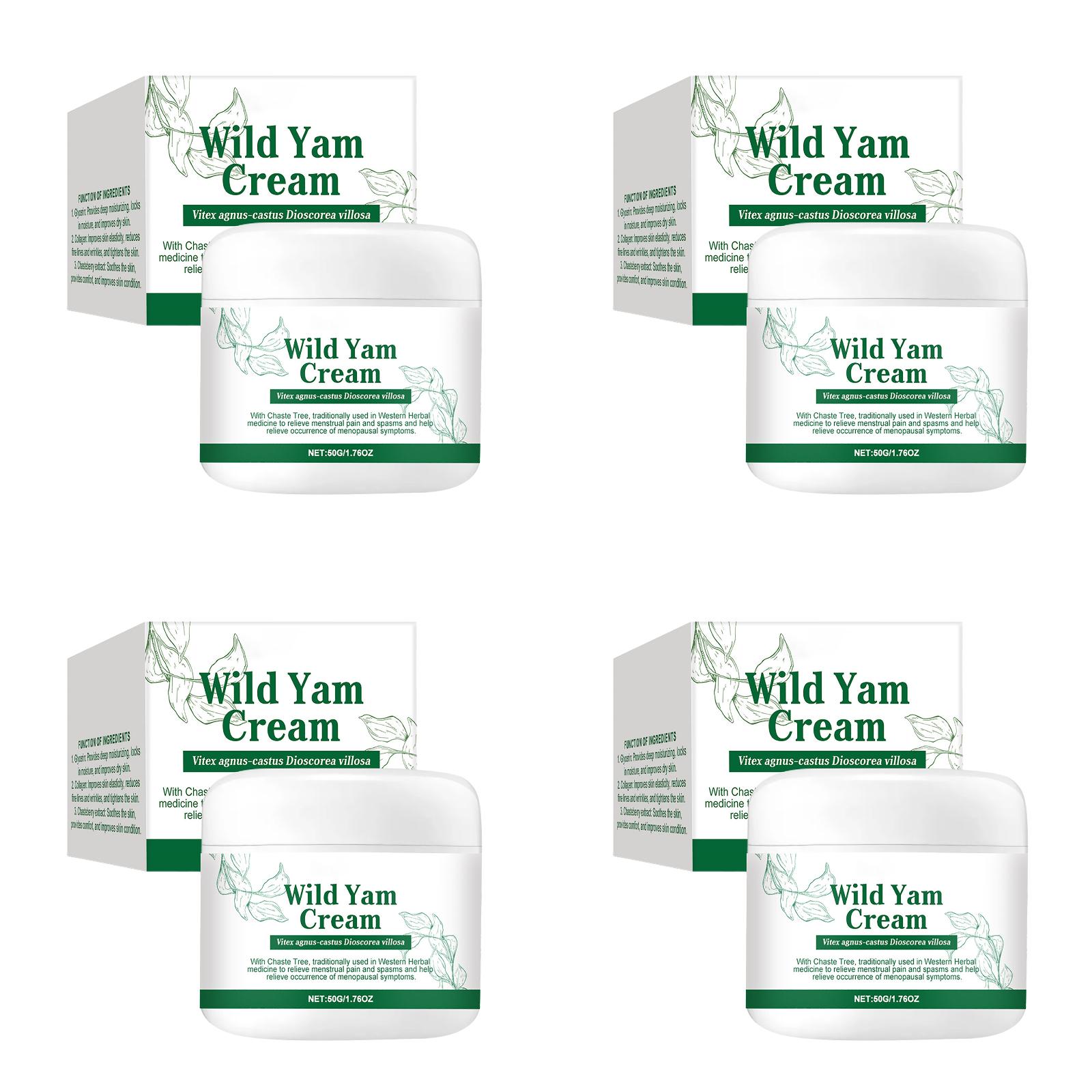 Wild YamCream For Organic Yam With Chasteberry Aloe & Vitamin E For