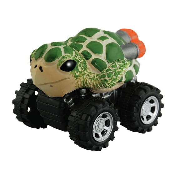 Wild Zoomies Sea Turtle by Deluxebase – Friction-Powered Animal Monster Truck Toy for Kids