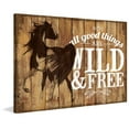 thumbnail image 1 of "Wild and Free 2" Painting Print on Wrapped Canvas, 1 of 7