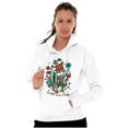 thumbnail image 1 of Wild and Free Bald Eagle Rose Tattoo Hoodie Sweatshirt Women Men Brisco Brands M, 1 of 6