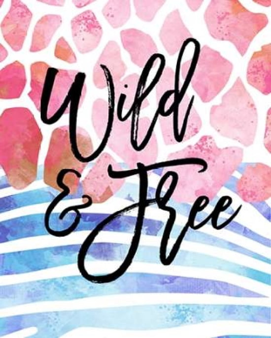 Wild and Free Canvas Art - Amy Cummings (24 x 30)