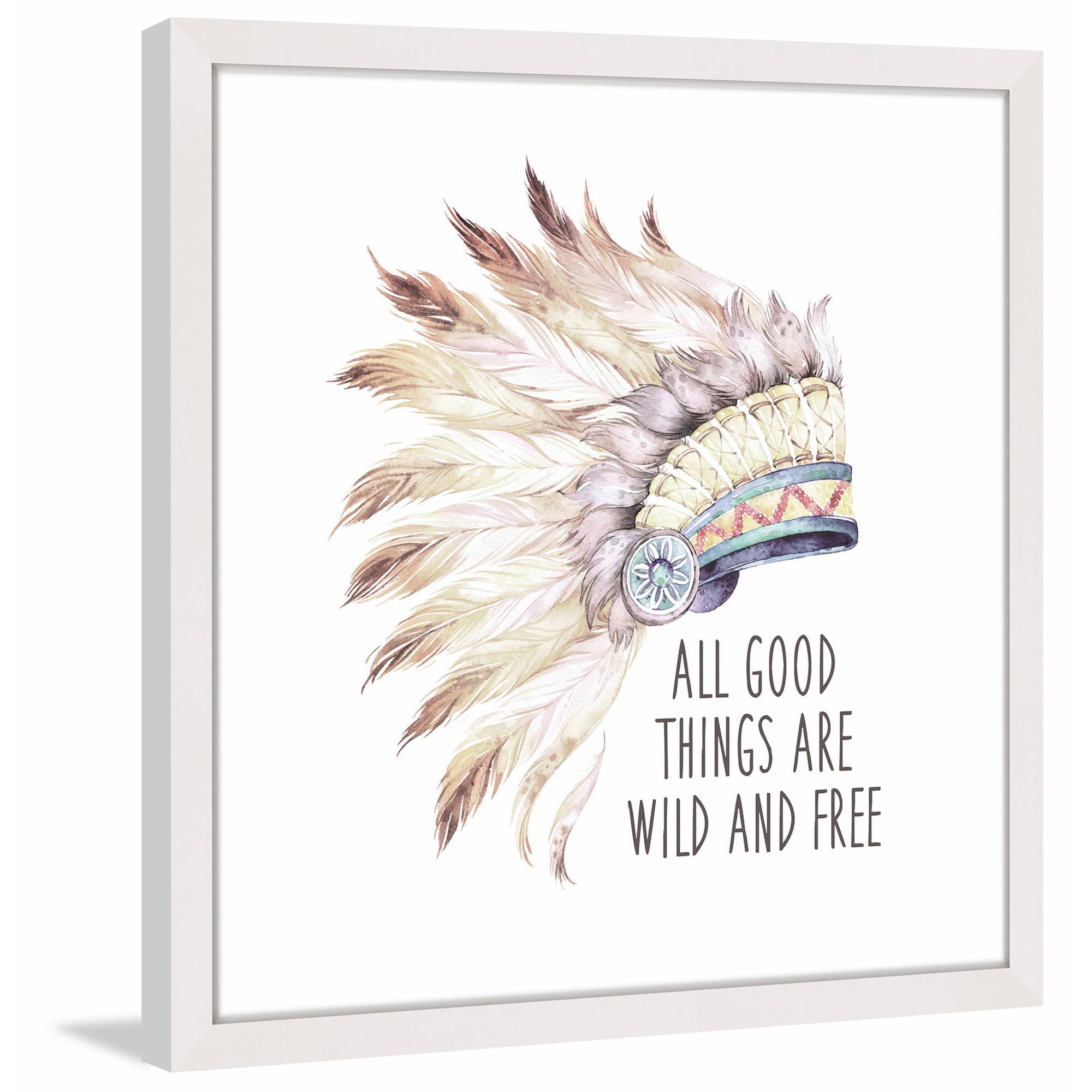 "Wild and Free" Framed Painting Print