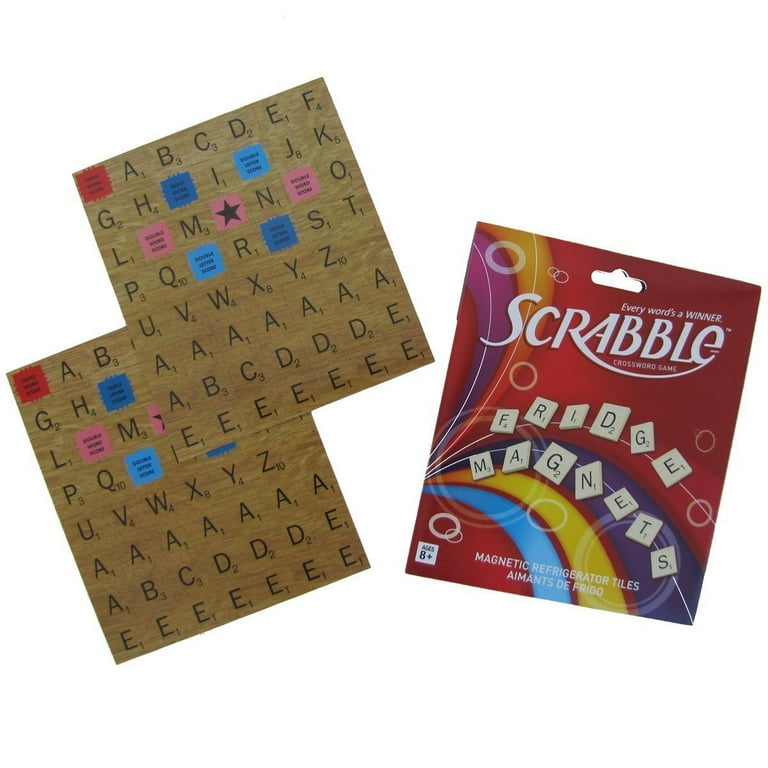 Refrigerator Scrabble Game Set with Alphabet Tiles Refrigerator Scrabble Game Set with Alphabet Tiles