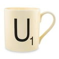thumbnail image 1 of Wild and Wolf Scrabble Coffee Mug - Choose Your Letters Letter U Unisex, 1 of 3