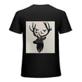 thumbnail image 1 of Wild animals in the mountains and forests, pictures of elk animals, design of shirts, artistic display, T-shirts, Valentine's gifts, casual and breathable men, women, boys, girls, children, 1 of 4