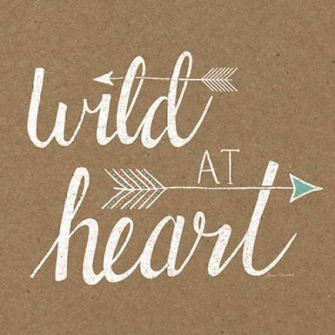 Wild at Heart Canvas Art - Laura Marshall (24 x 24)