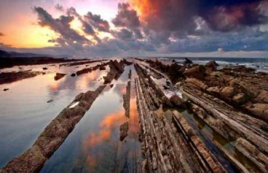 Wild coast 843 Canvas Art - JA Palacios (12 x 18)