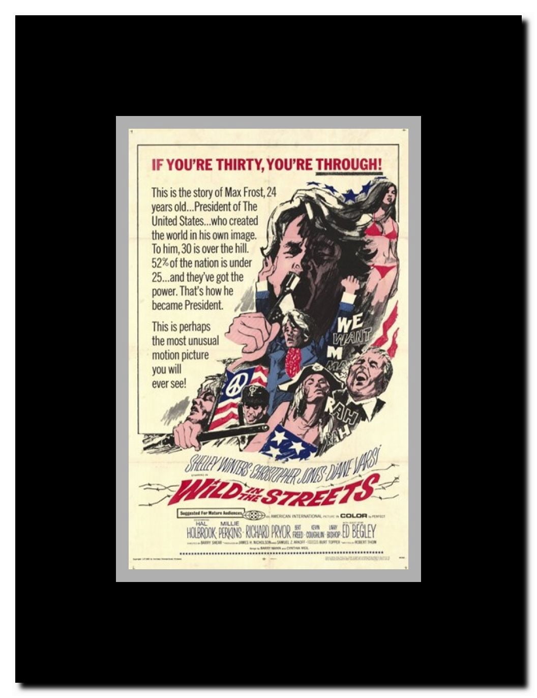 Wild in the Streets Framed Movie Poster